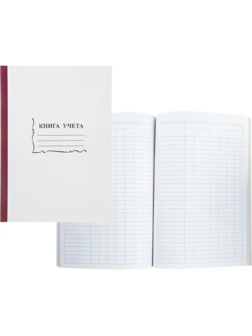 Книга учета 96л. пустографка, обл.картон