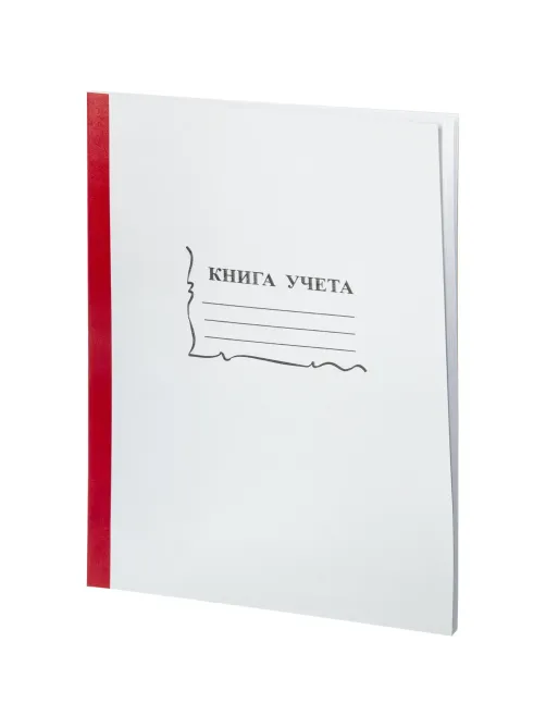 Книга учета 96л. в линейку, обл.картон