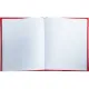 Книга учета 96л. в клетку офсет, обл.бумвинил красный