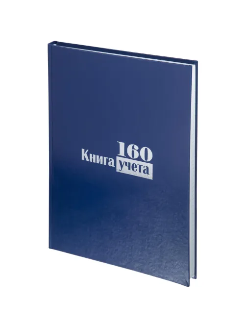 Книга учета -160л. в клетку офсет, обл. бумвинил