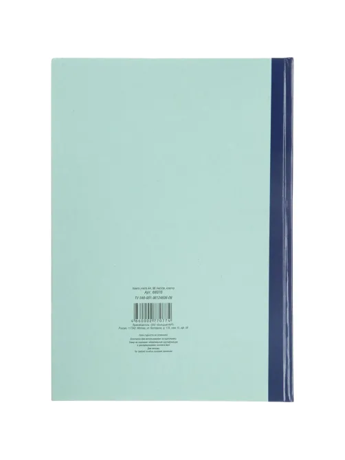 Книга учета Attache 96л. в клетку офсет о бл.плотн. картон