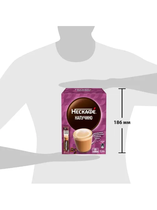Кофе Nescafe Cappuccino раств., шоу-бокс, 18гх18шт/уп