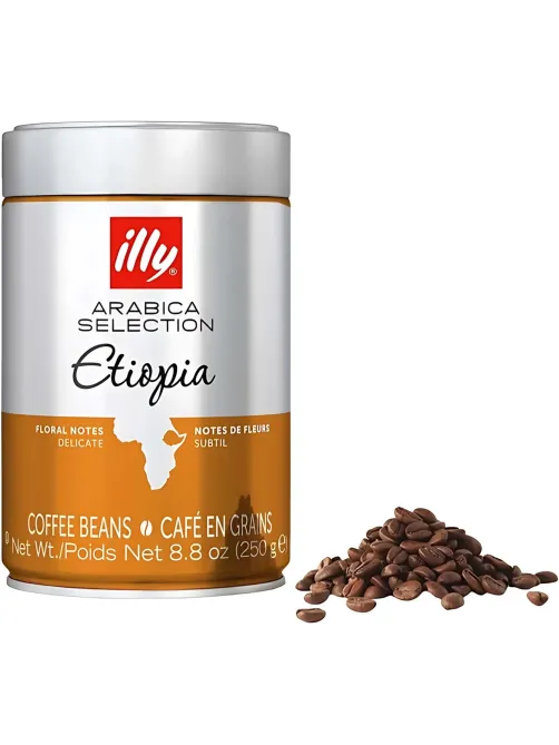 Кофе illy Эфиопия моноарабика в зернах, 250г 6859
