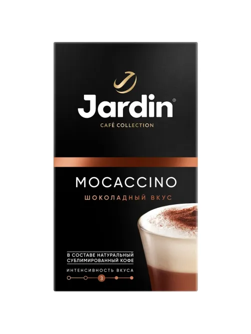 Кофе Jardin в стиках растворимый ароматиз Мокачино 3в1, 18гх8шт 1692-10