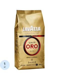 Кофе Lavazza Oro в зернах, 1кг