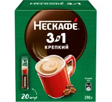 Кофе Nescafe 3 в 1 крепкий раств., шоу-бокс, 20штx14,5г