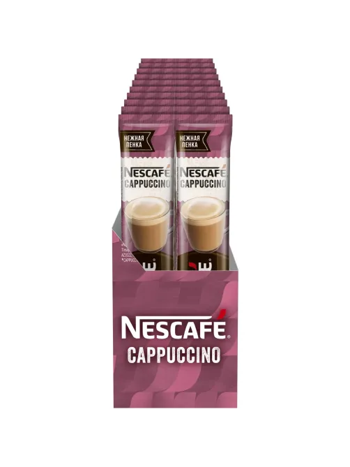 Кофе Nescafe Cappuccino раств., шоу-бокс, 18гх18шт/уп