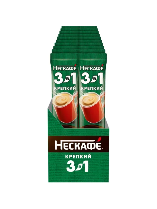 Кофе Nescafe 3 в 1 крепкий раств., шоу-бокс, 20штx14,5г