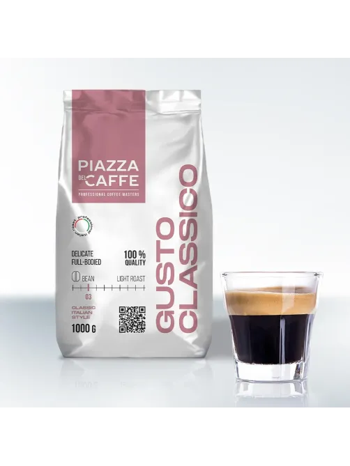 Кофе Piazza Del Caffe Gusto Сlassico в зернах, 1кг