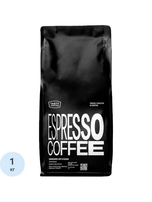 Кофе в зернах Tasty Coffee Эфиопия Иргачефф, 1кг