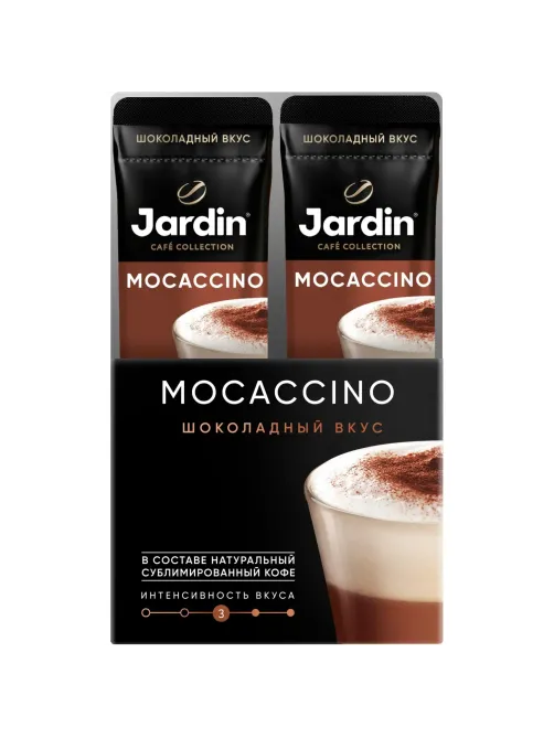 Кофе Jardin в стиках растворимый ароматиз Мокачино 3в1, 18гх8шт 1692-10
