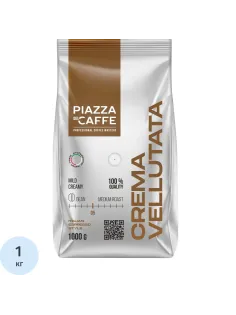 Кофе Piazza Del Caffe Crema Vellutata в зернах, 1кг