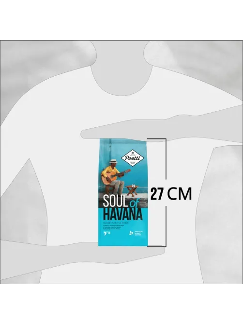 Кофе Poetti Soul of Havana в зернах, 800г