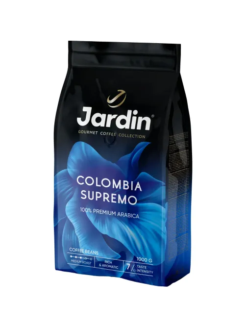 Кофе Jardin Colombia supremo в зернах, 1кг, 0605-06