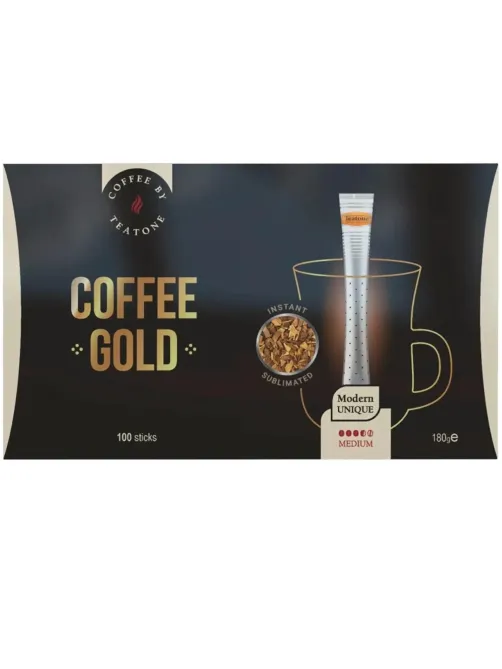 Кофе растворимый в стиках Teatone Coffee Gold, 1,8грx100шт