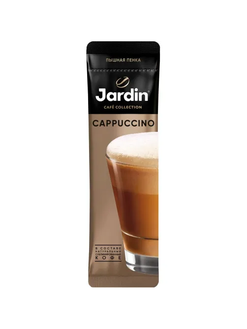 Кофе Jardin в стиках растворимый ароматиз Капучино 3в1, 18гх8шт 1690-10