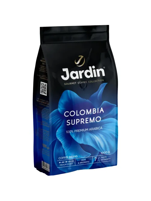 Кофе Jardin Colombia supremo в зернах, 1кг, 0605-06