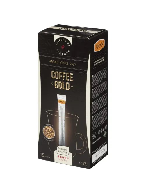 Кофе Teatone Gold в стиках, 15штx1,8г
