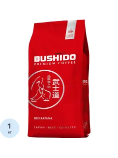 Кофе Bushido Red Katana в зернах, 1кг