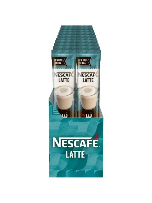 Кофе Nescafe Latte раств., шоу-бокс, 18гх18шт/уп