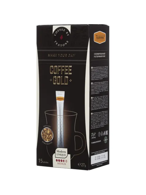 Кофе Teatone Gold в стиках, 15штx1,8г