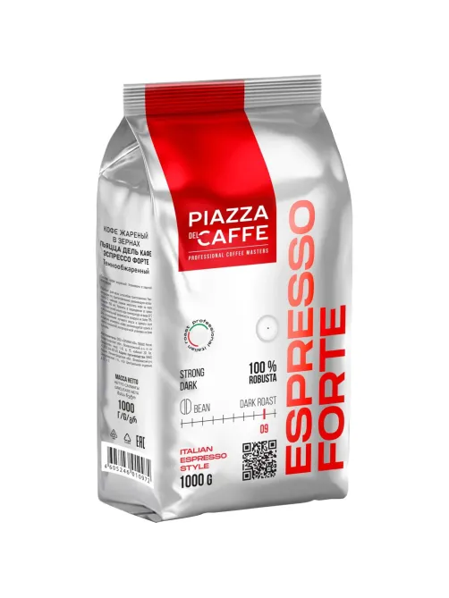 Кофе Piazza Del Caffe Espresso Forte в зернах, 1кг