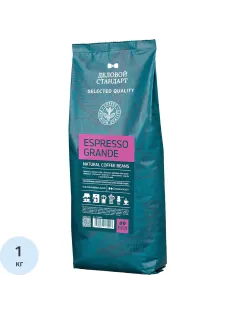 Кофе Деловой Стандарт Espresso Grande в зернах нат. жар., 1кг