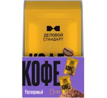 Кофе растворимый Деловой Стандарт порционный 2гх25шт/уп