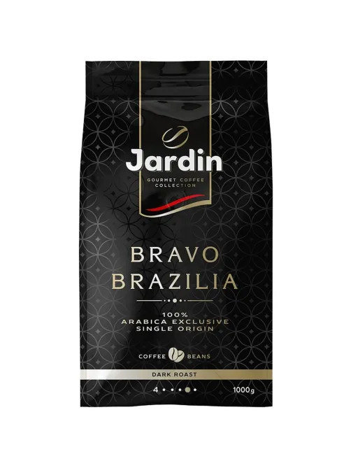 Кофе Jardin Bravo Brazilia в зернах, 1кг