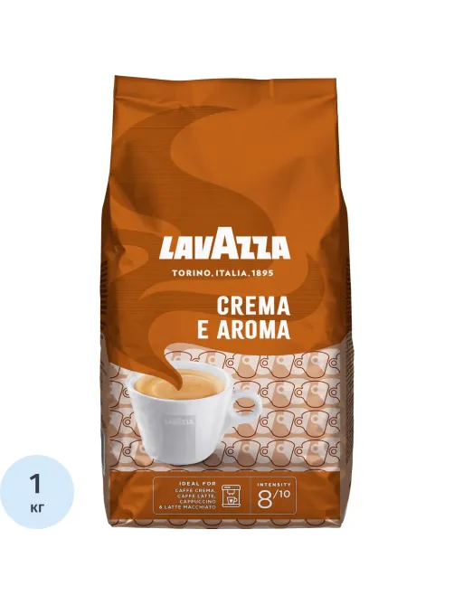 Кофе Lavazza Crema e Aroma в зернах, 1кг, 2444
