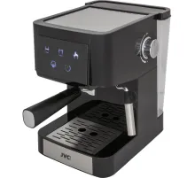 Кофеварка рожковая JVC сенсорная jvc JK-CF40 black, 950 Вт, 20 бар