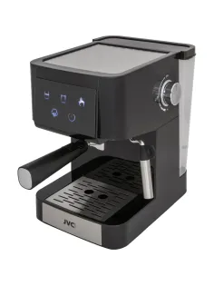 Кофеварка рожковая JVC сенсорная jvc JK-CF40 black, 950 Вт, 20 бар