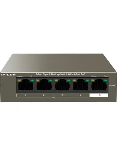 Коммутатор IP COM 4 порта  802.3at (PoE+) 5 портов 10/100 1000 М/сек