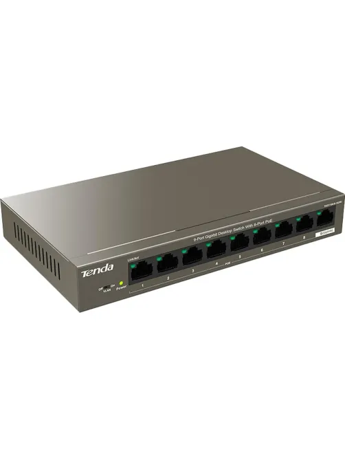 Коммутатор Tenda TEG1109P-8-102W 8 портов PoE+ (92W)
