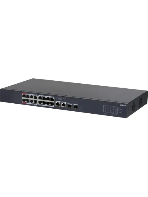 Коммутатор Dahua DH-CS4220-16GT-240,16PoE,(1000BASE-T/SFP),265W,управ