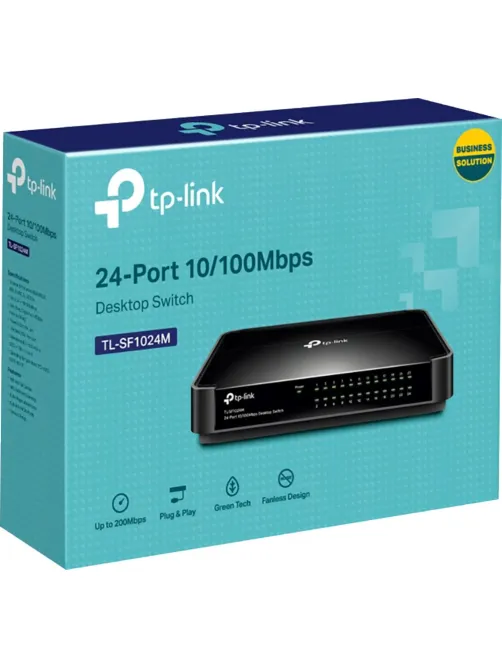 Коммутатор TP-Link TL-SF1024M (L2) 24x100Мбит/с неуправляемый