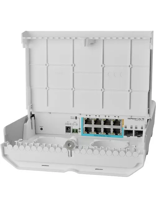 Коммутатор MikroTik netPower Lite 7R (CSS610-1GI-7R-2S+OUT) уличный