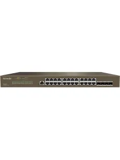 Коммутатор Tenda TEG3328F 24x10/100/1000 Base-T 4xSFP 10/100/1000, L2