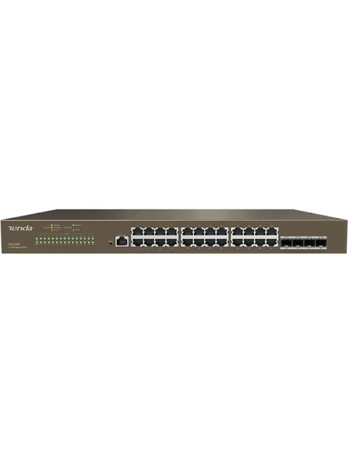 Коммутатор Tenda TEG3328F 24x10/100/1000 Base-T 4xSFP 10/100/1000, L2