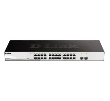 Коммутатор D-Link DGS-1210-26/FL2A L2 24x10/100/1000Base-T,2x1000Base-X SFP