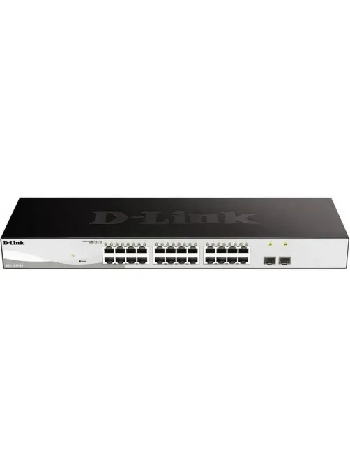 Коммутатор D-Link DGS-1210-26/FL2A L2 24x10/100/1000Base-T,2x1000Base-X SFP