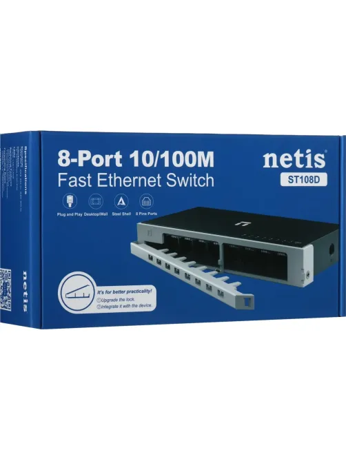 Коммутатор Netis ST108D 8PORT 10/100M