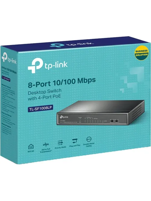 Коммутатор TP-LINK TL-SF1008LP PoE
