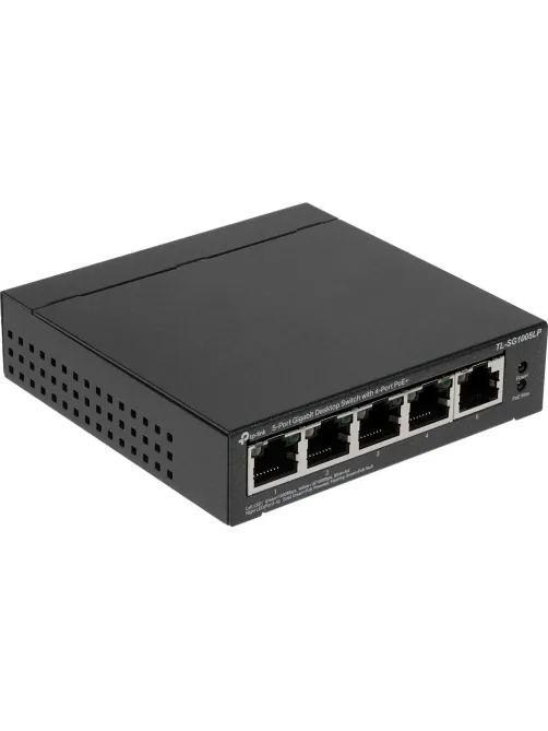 Коммутатор TP-Link TL-SG1005LP (L2) 5x1Гбит/с 4PoE+ 40W неуправляемый