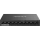 Коммутатор Mercusys MS110P (L2) 10x100Мбит/с 8PoE+ 65W неуправляемый