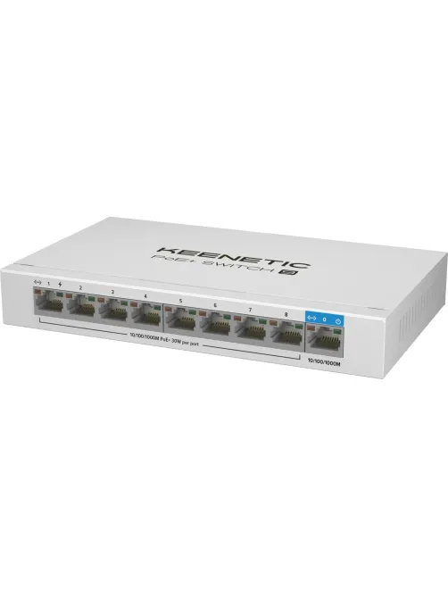 Коммутатор Keenetic PoE+ Switch 9 (KN-4710)