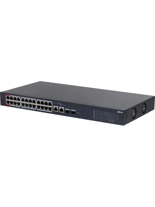 Коммутатор Dahua DH-CS4226-24ET-375 24-портовый PoE с функцией обл управ