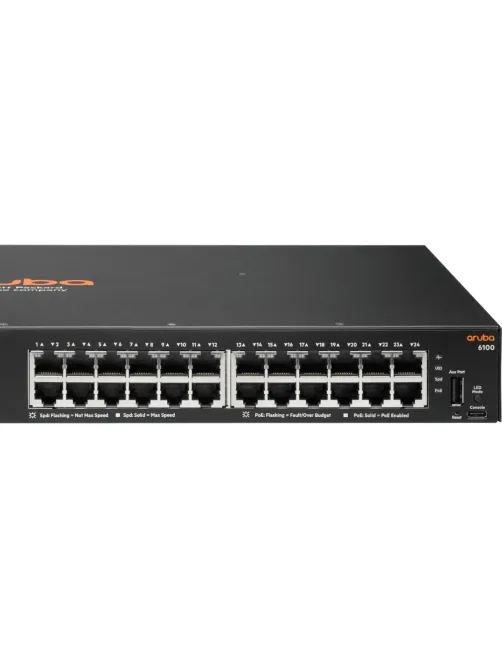 Коммутатор HPE Aruba JL677A 6100 24G Class4 PoE