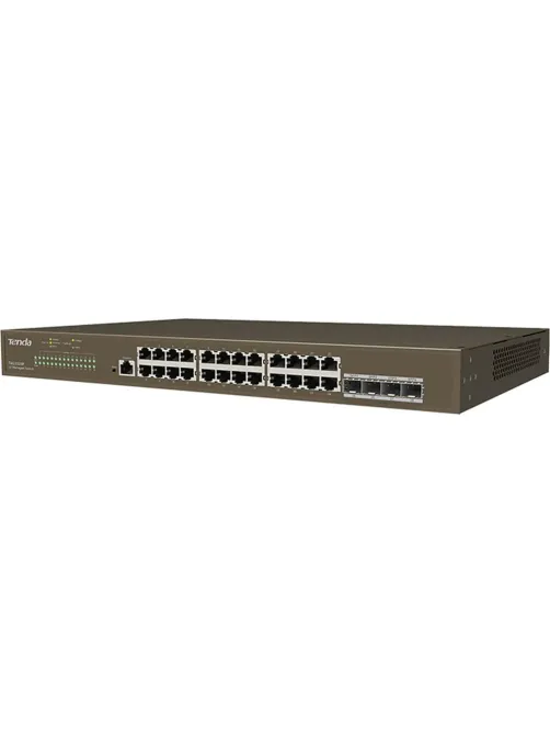 Коммутатор Tenda TEG3328F 24x10/100/1000 Base-T 4xSFP 10/100/1000, L2