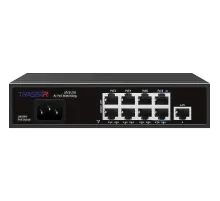 Коммутатор Trassir TR-NS1109-120-8PoE неуправляемый